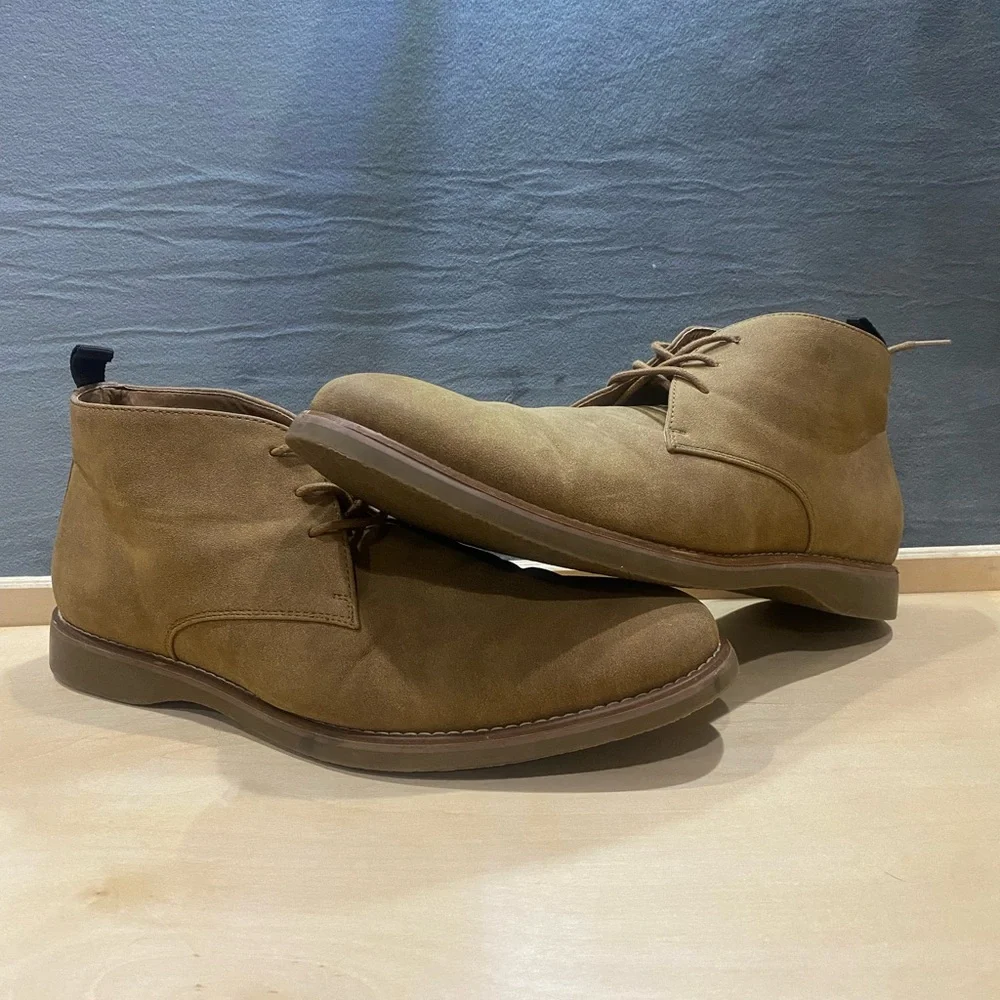 Goodfellow & Co Jay Tan Faux Suede Chukka Boots. Mens size 12